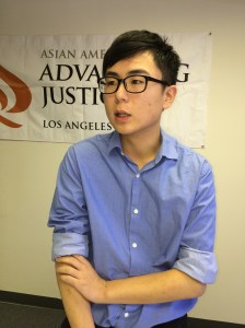 17歲的劉向陽（Peter Liu）因來美時間太晚，錯過了申請奧巴馬上週頒布的移民特赦令的機會。（攝影：劉菲）